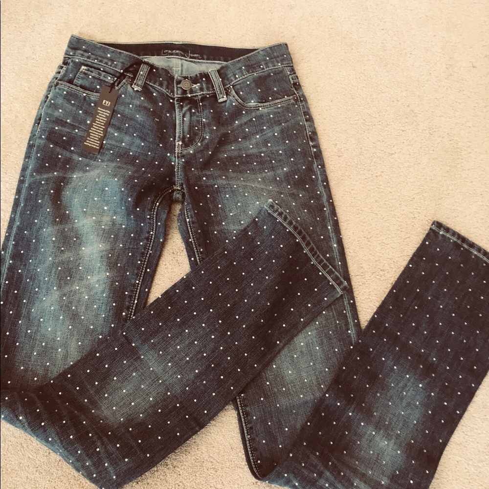 VS JEANS BY LONDON JEM STONE JEANS SZ 0 VERY RARE HTF