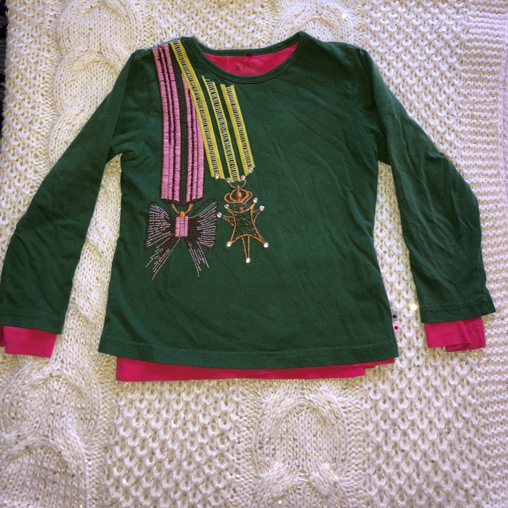 Oilily double Layered Girls 👚 Shirt