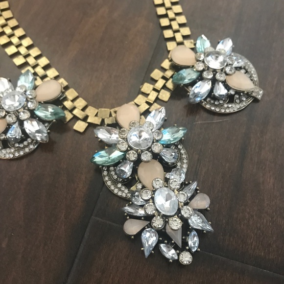 J. Crew Jewelry - j. Crew Rhinestone Embellished Necklace