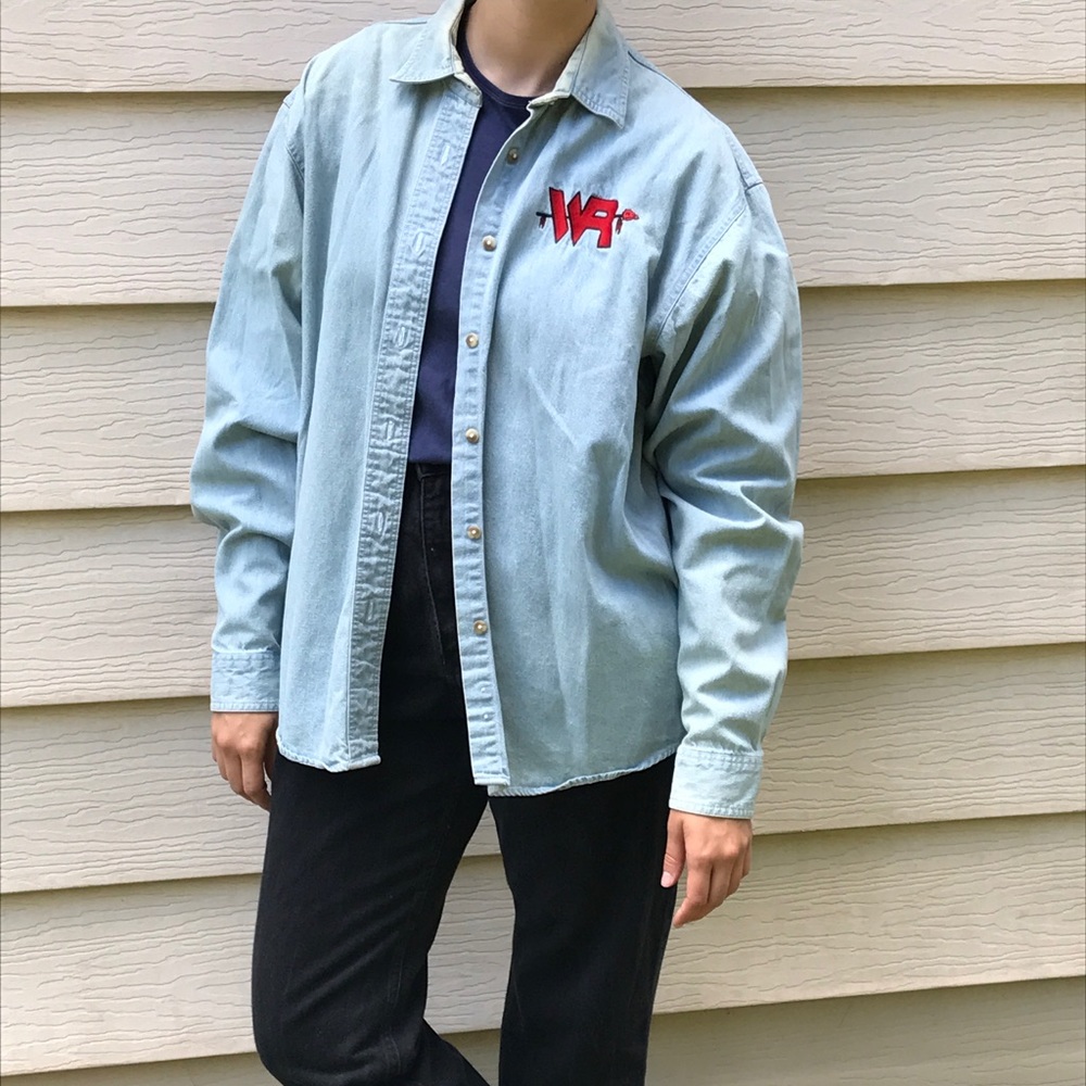 Faded Jean Long Sleeve