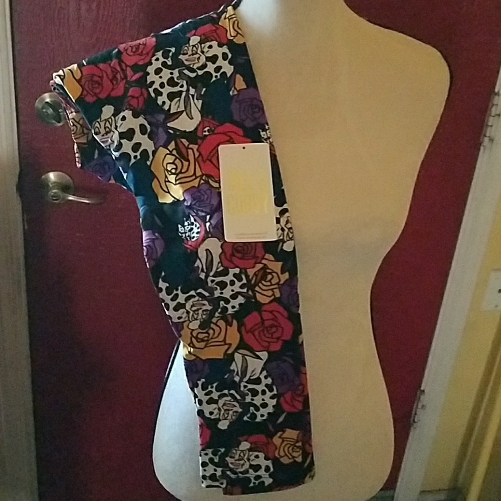 HALLOWEEN!!! Cruella Deville Disney Lularoe TC leggings NEW W/TAGS