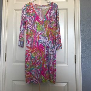 Like new 3/4 sleeve Lilly Pulitzer Shift Dress
