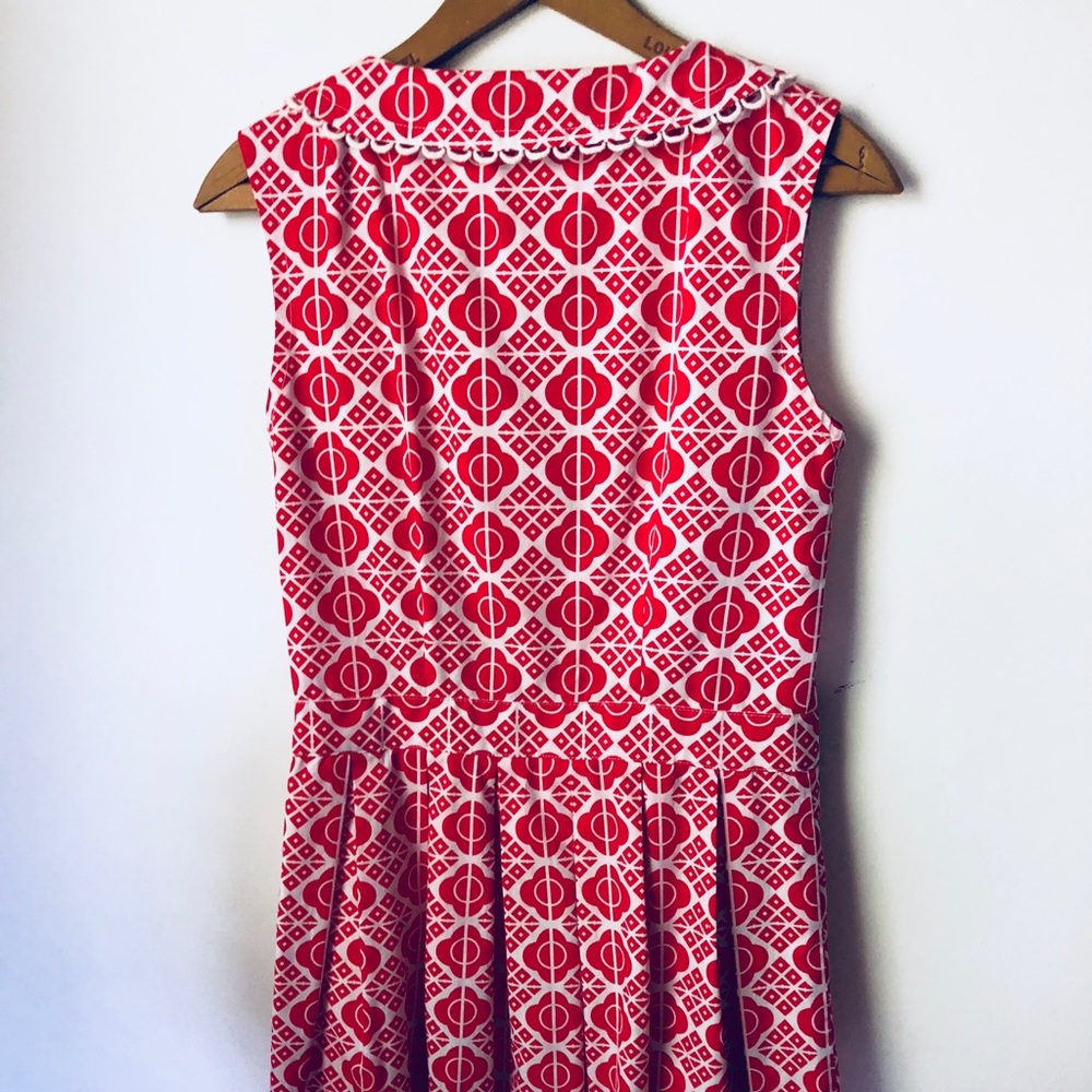RARE ModCloth Dear Creatures Red-y For Tea Dress - Picture 6 of 7