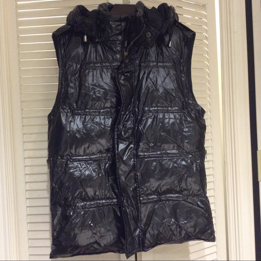 Winter vest with hoodie