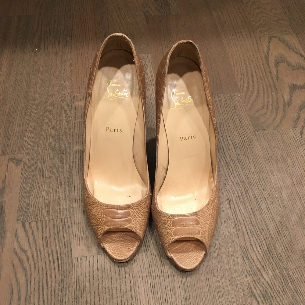 Christian Louboutin Crocodile Heels