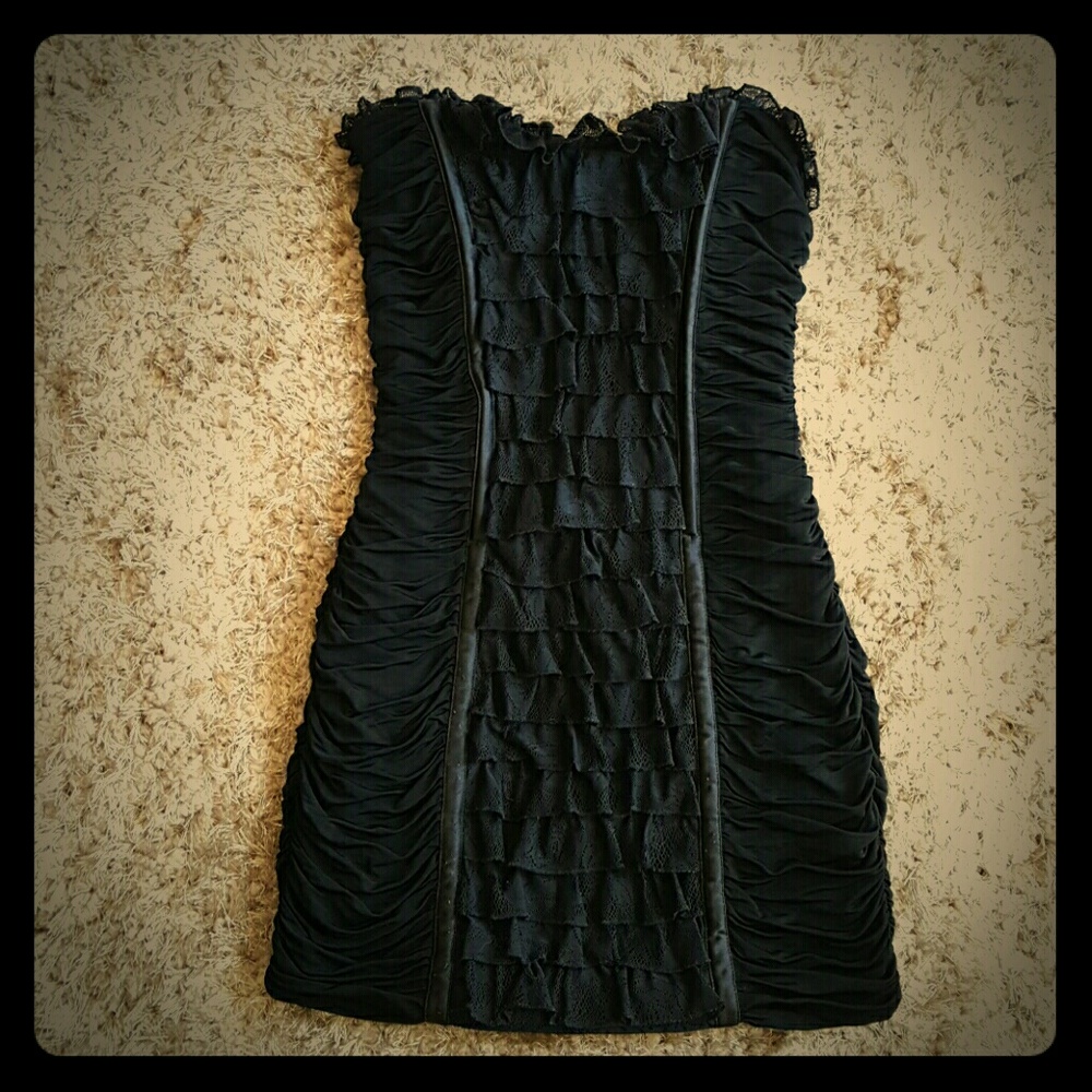 Bebe Black Bodycon Mini
