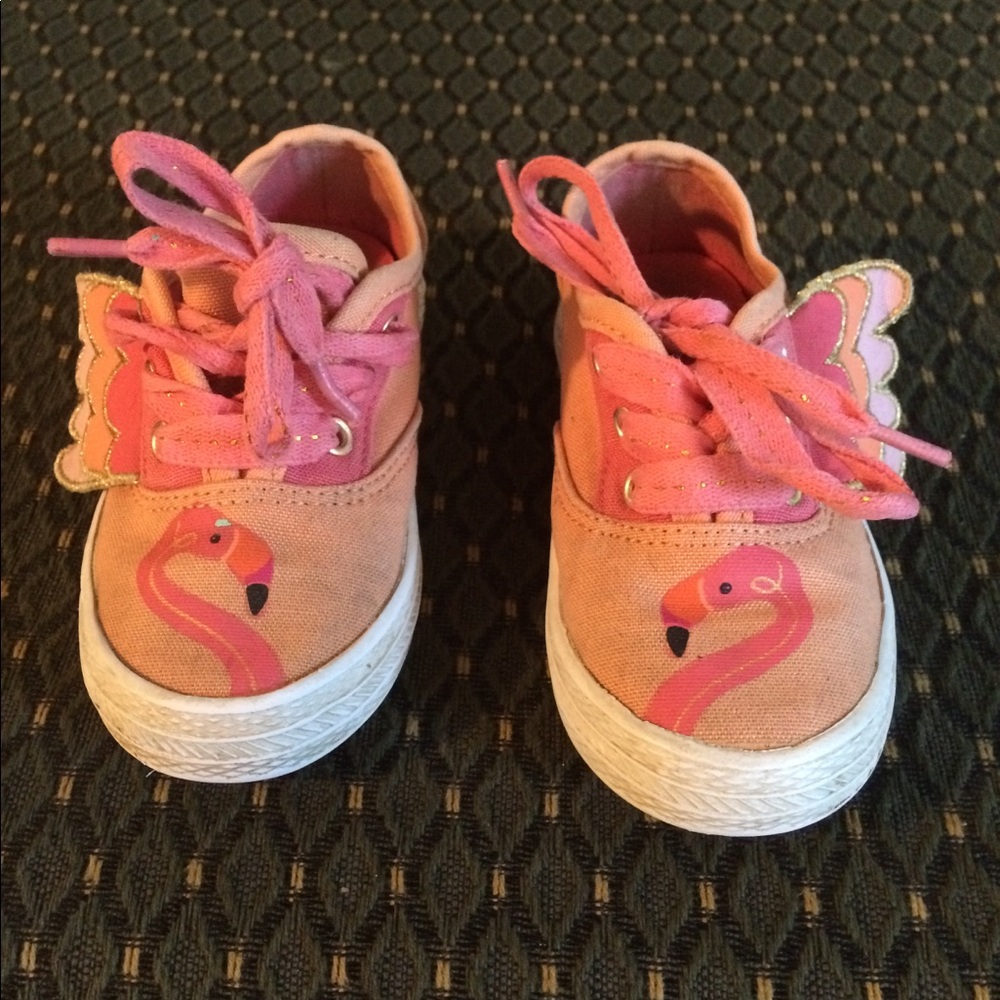 Toddler girls flamingo sneakers