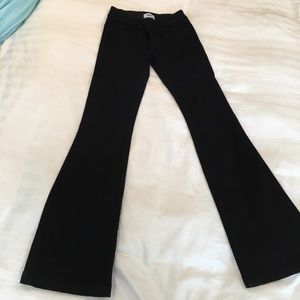 Size 27 Paige Denim Black flare jeans