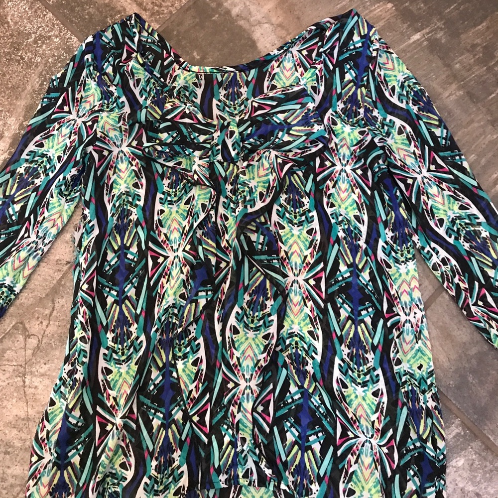 Colorful light weight blouse