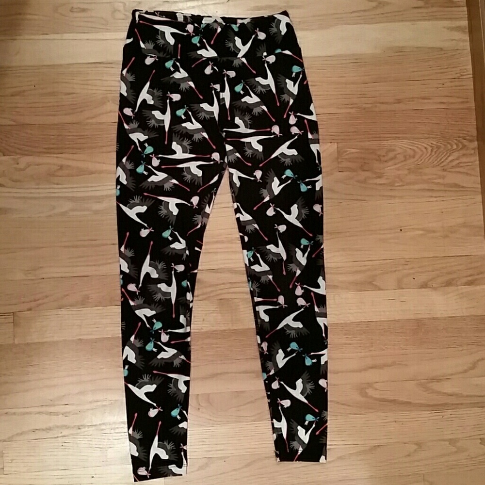 Lularoe OS Stork Leggings