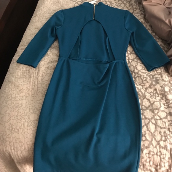 Teal dress NWOT - Picture 2 of 2