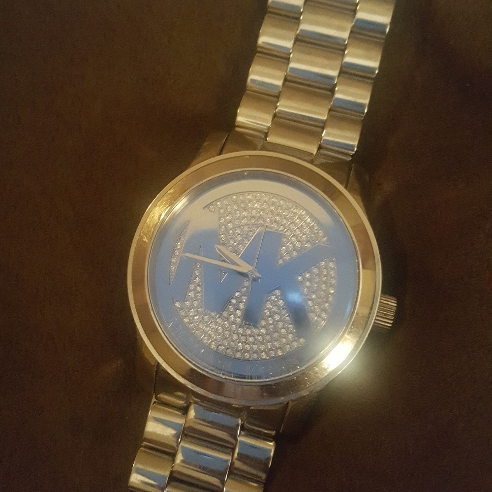 Michael Kors Runway MK Silver Women's