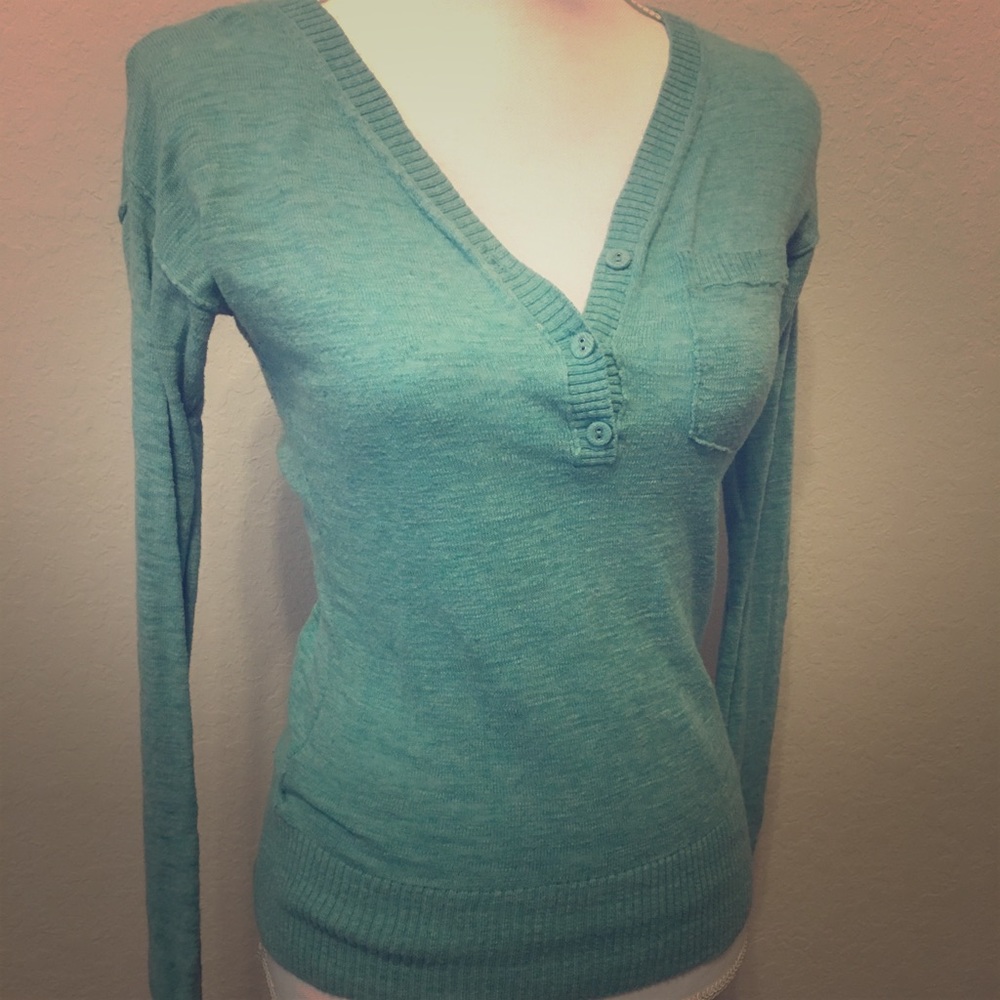 Mossimo blue winter top