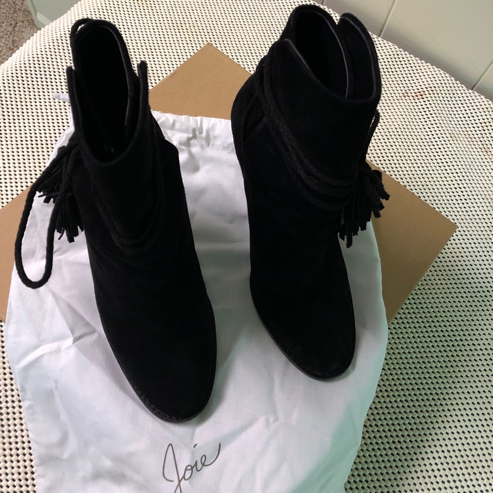 Joie black suede booties - Picture 2 of 6