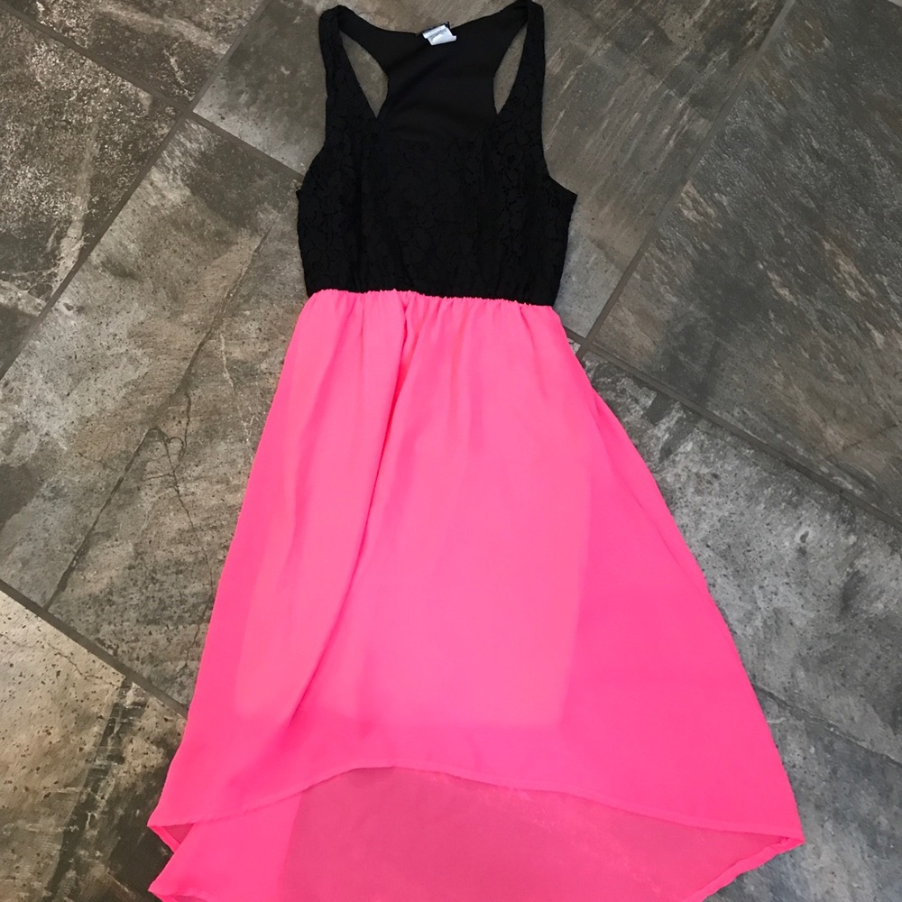 Cute black and pink dress
