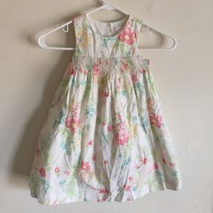 Janie & Jack Smock Floral Dress