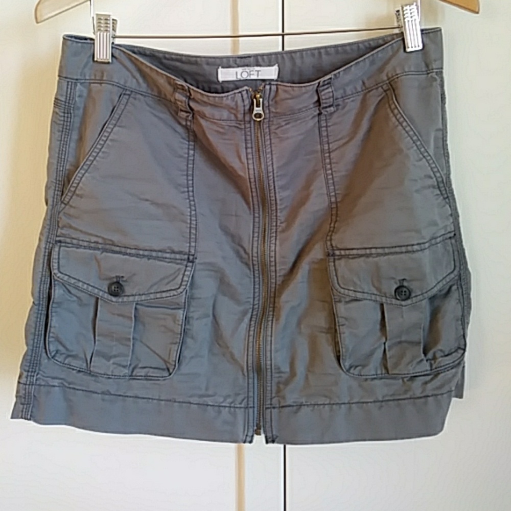 Ann Taylor Loft mini jean skirt