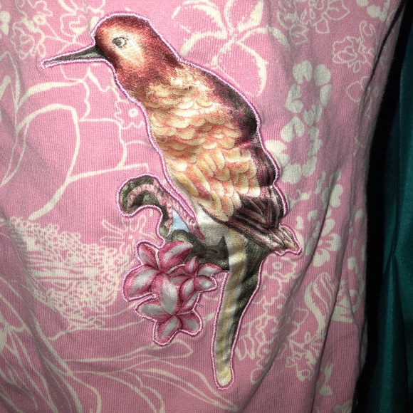 Women’s hummingbird Oilily button up sweater - Picture 3 of 5