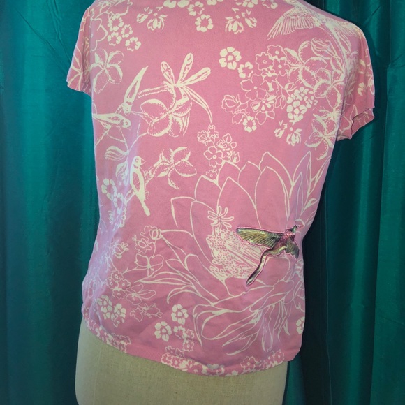 Women’s hummingbird Oilily button up sweater - Picture 4 of 5