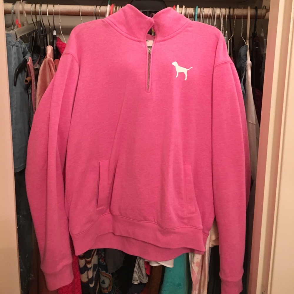 pink pullover