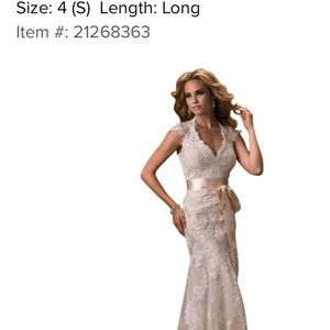 Maggie Sottero wedding gown. Size 4. Bronwyn