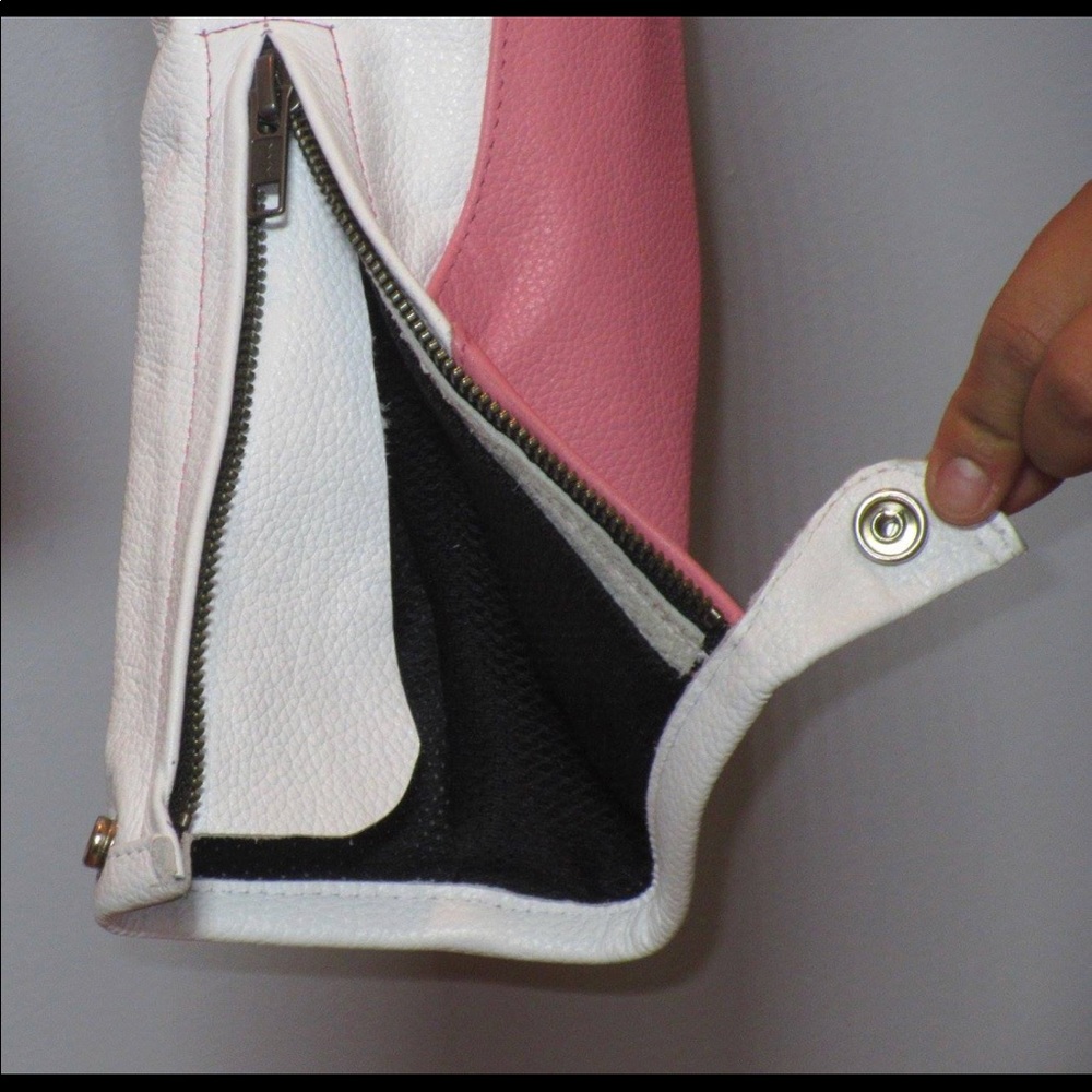 Pink Leather Jacket. - Picture 5 of 8