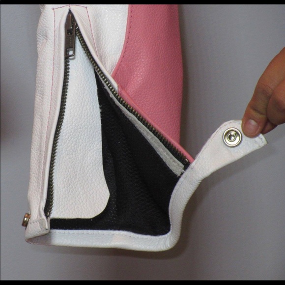 Pink Leather Jacket. - Picture 5 of 8