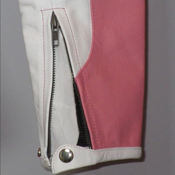 Pink Leather Jacket. - Picture 6 of 8