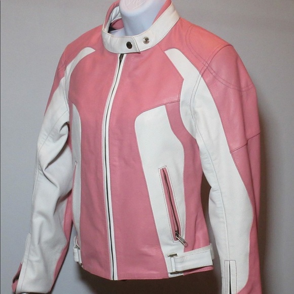 Pink Leather Jacket. - Picture 8 of 8
