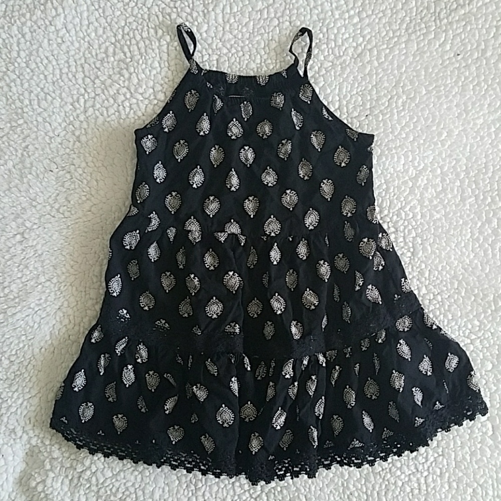 Black and white old navy thin strapped dress