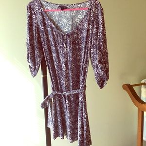 Floral dress- pink and blue