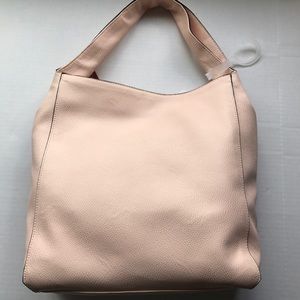 New Merona Purse Feather Peach NWT large