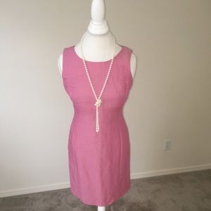 Ann Taylor Linen Sheath Dress