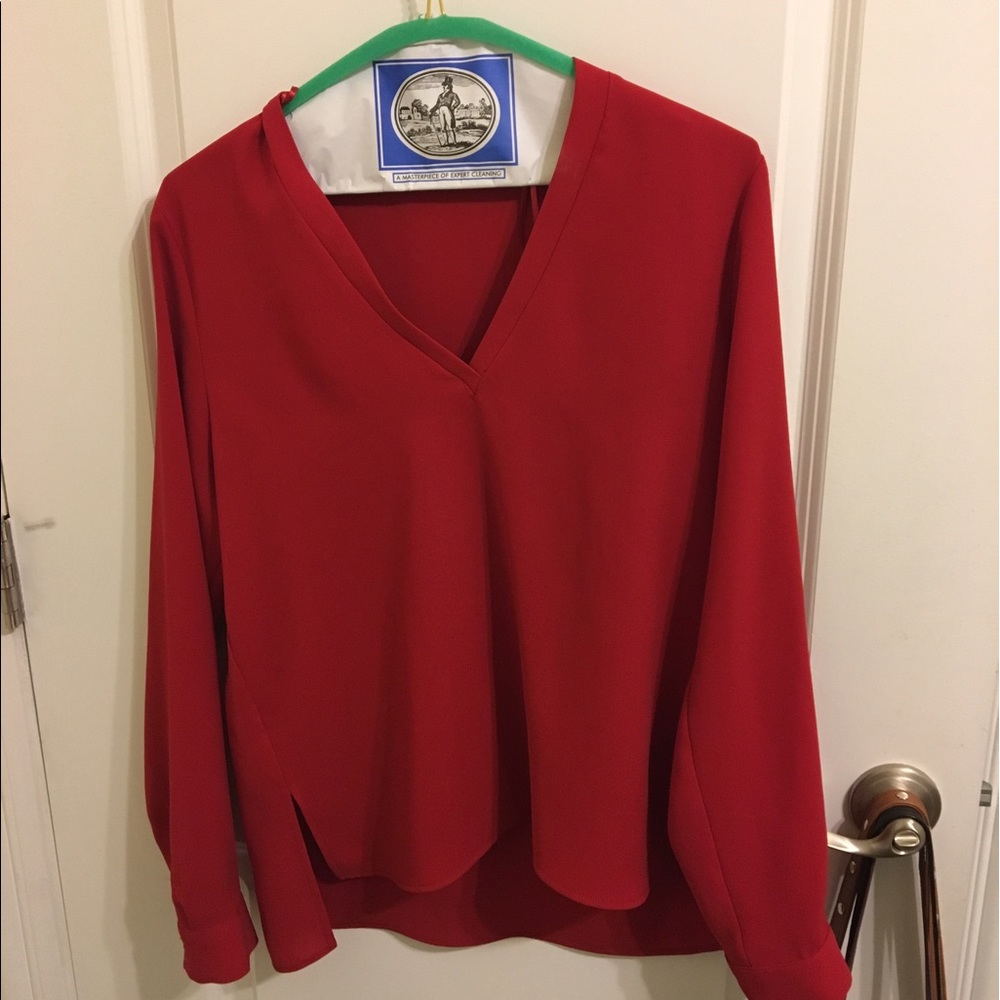 Zara blouse in red