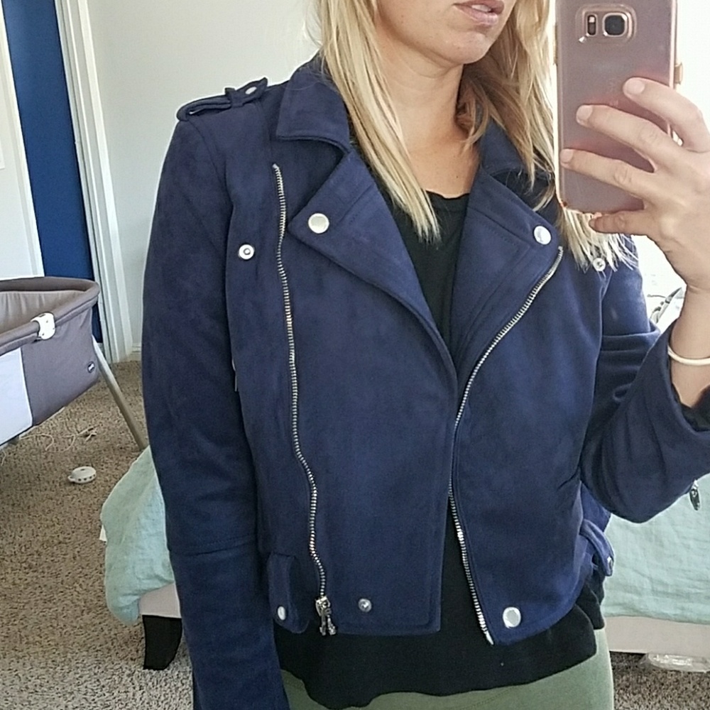 BlankNYC faux suede jacket