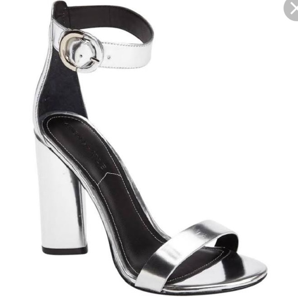 Kendall and Kylie Silver Heels worn once