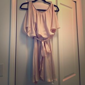 NWT Flowy Dress With Rhinestone Neckline NWT Flowy Dress With Rhinestone Neckline