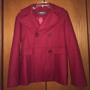 Kenneth Cole Reaction Red Pea-Coat
