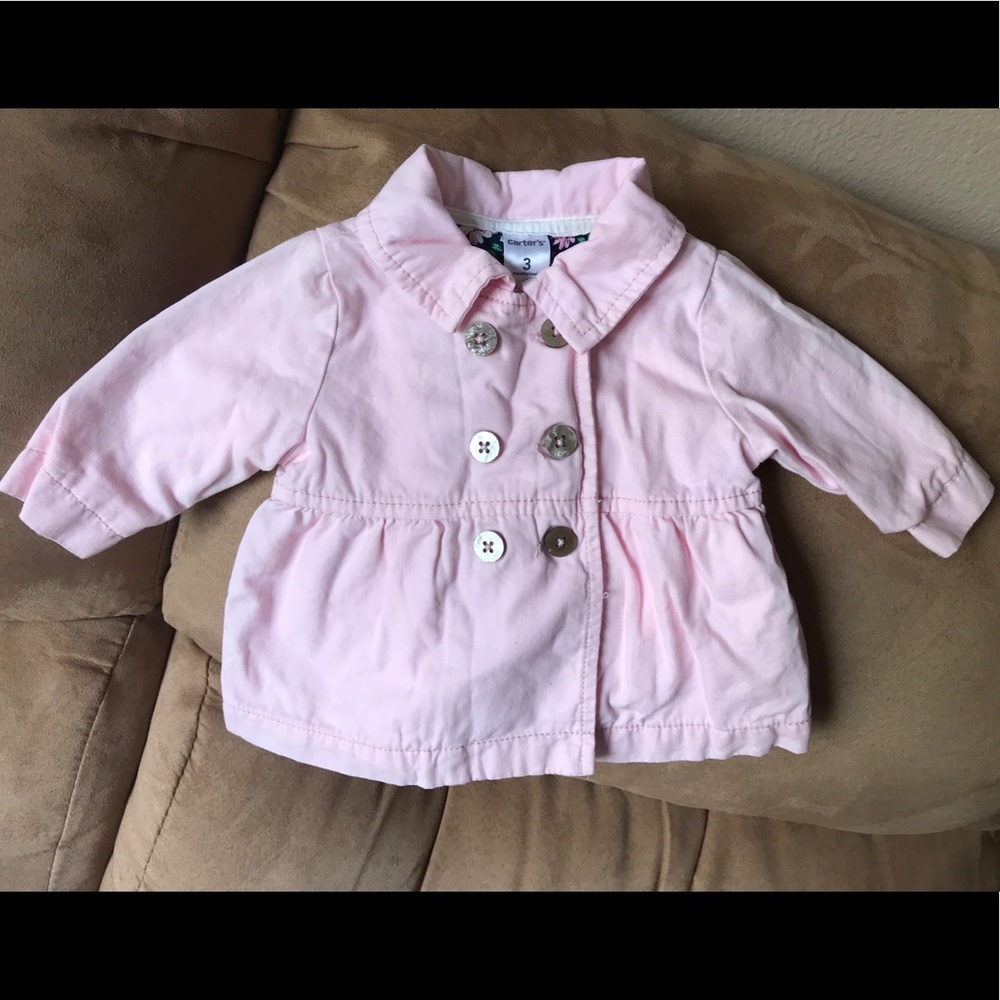 Pretty Pink Carter’s Jacket Sz. 3 Mos