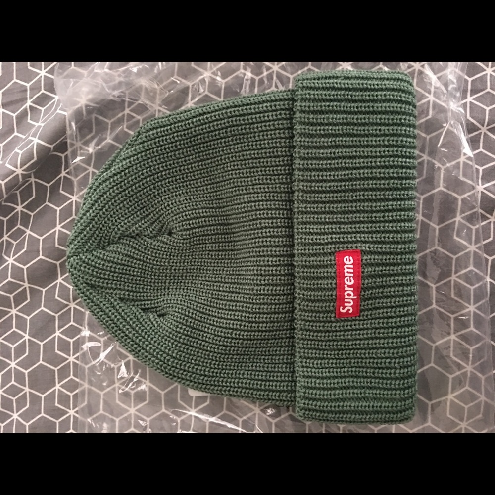 Supreme heather loose gauge beanie