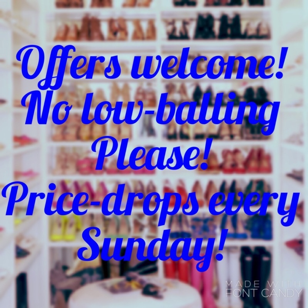 Accept reasonable offers! No low-balling please!