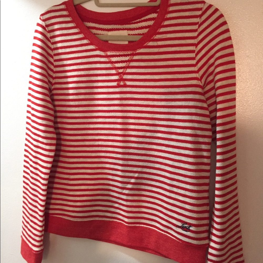 NWT Levi's Striped Crew Neck Sweatshirt