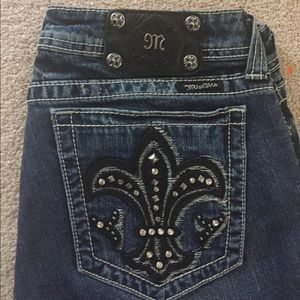 Miss Me boot cut jeans size 31 w/31” inseam