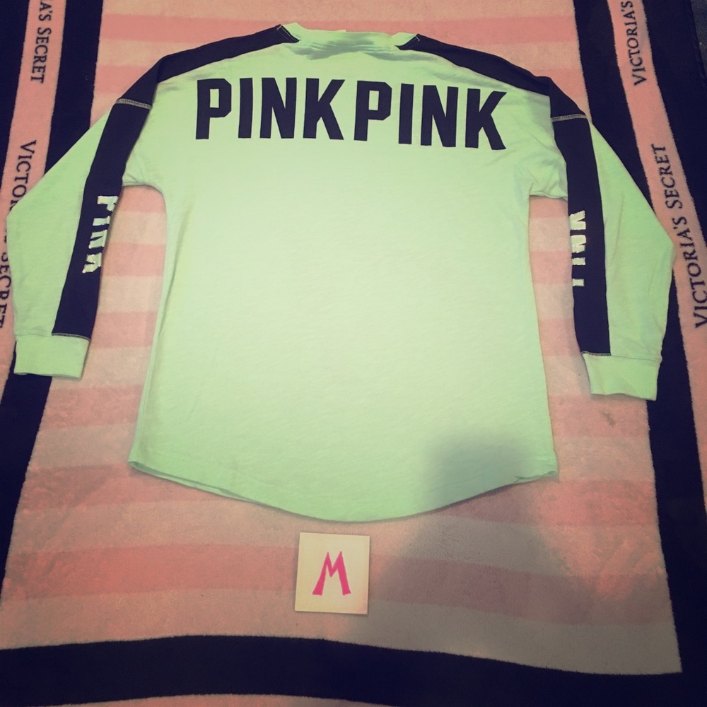 Victorias Secret Pink Varsity Crew NWOT