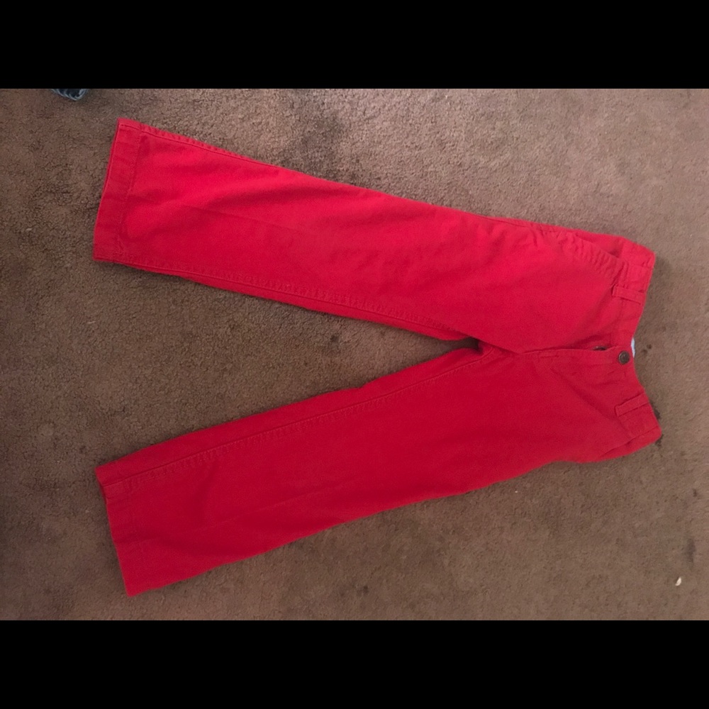 Red pants