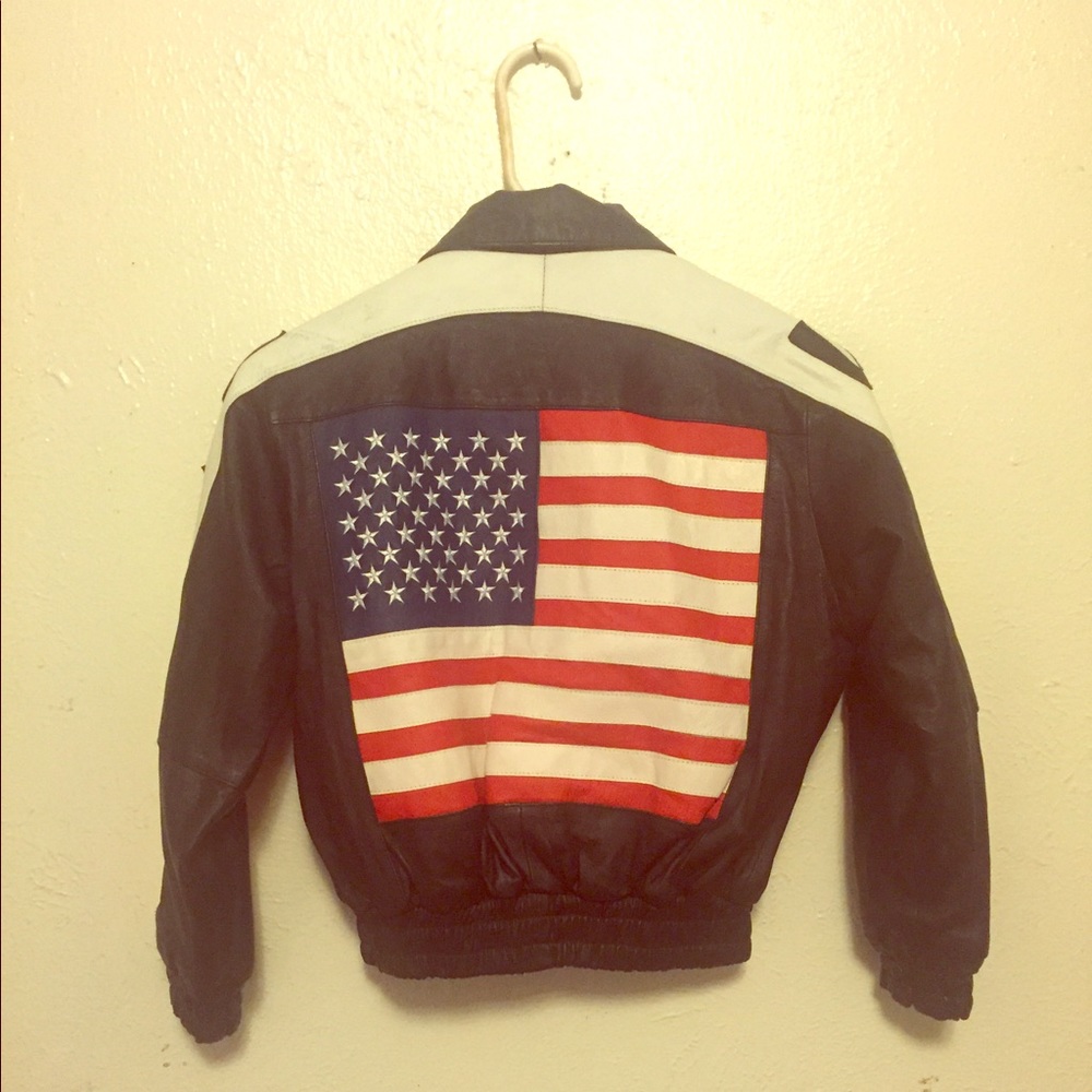 Vintage Leather USA Jacket