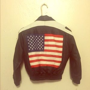 Vintage Leather USA Jacket