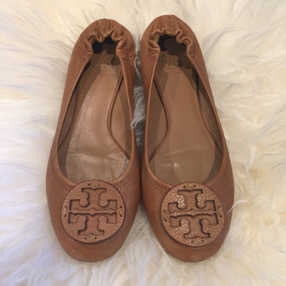 Tory Burch Tan Ballet Flats