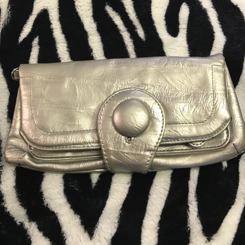Silver clutch/wallet