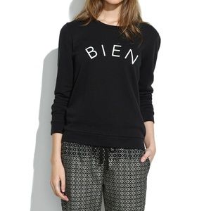Bien Fait Madewell black sweatshirt, xs